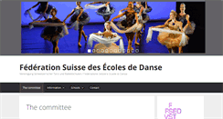 Desktop Screenshot of ecolesdansesuisse.ch