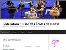 Tablet Screenshot of ecolesdansesuisse.ch